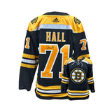 Taylor Hall Signed Boston Bruins Black Adidas Authentic Jersey