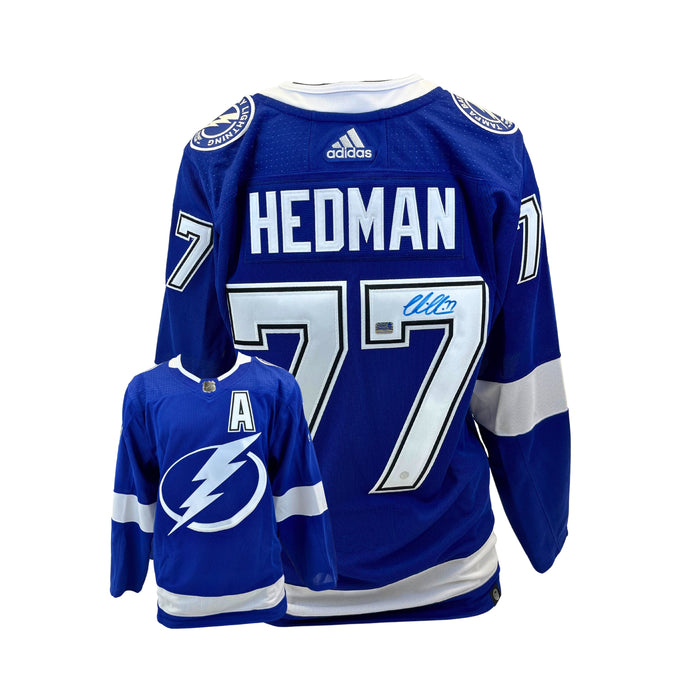 Victor Hedman Signed Tampa Bay Lightning Adidas Auth.  Jersey