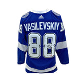 Andrei Vasilevskiy Signed Tampa Bay Lightning Blue Addidas Jersey