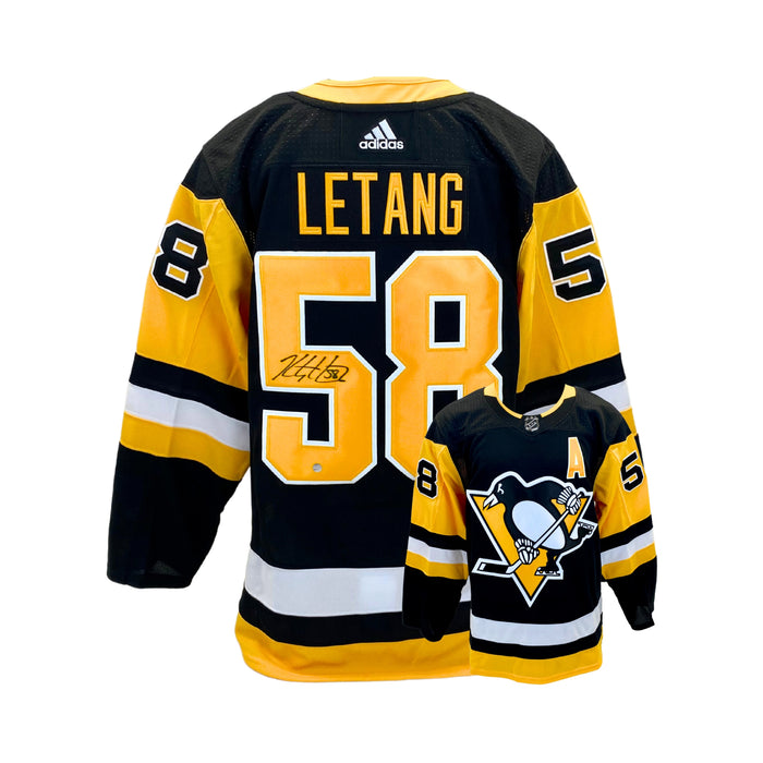 Kris Letang Pittsburgh Penguins Adidas Authentic Third NHL Hockey Jers