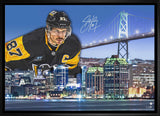 Sidney Crosby Signed Framed Canvas 20x29 Nova Scotia Showdown Skyline Edition (Limited Edition of 87) - Frameworth Sports Canada 