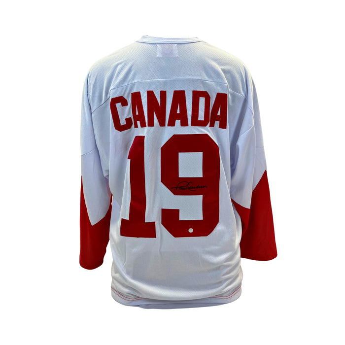 Paul Henderson Signed Team Canada 1972 Summit Series White Replica Jersey