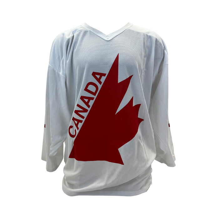 Phil Esposito Signed Team Canada Replica 1976 White Jersey - Frameworth Sports Canada 