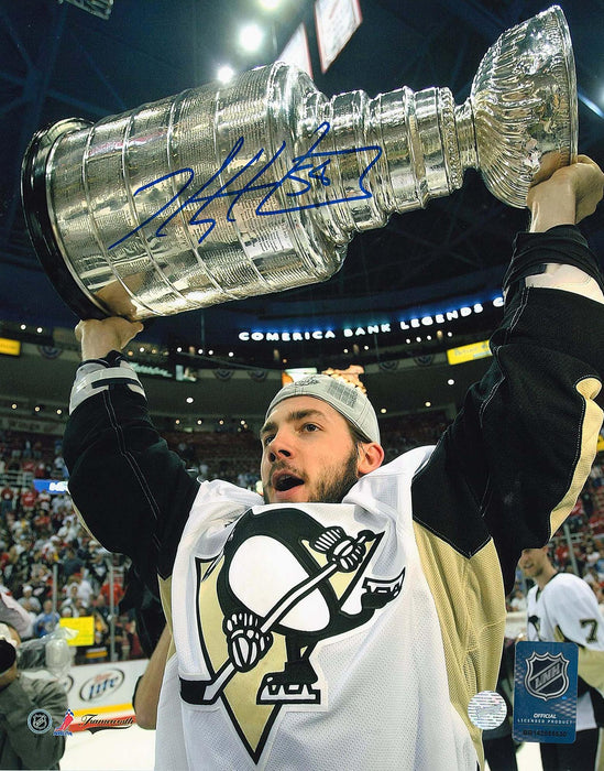 Kris Letang Signed 8x10 Photo Penguins 2009 Stanley Cup-V