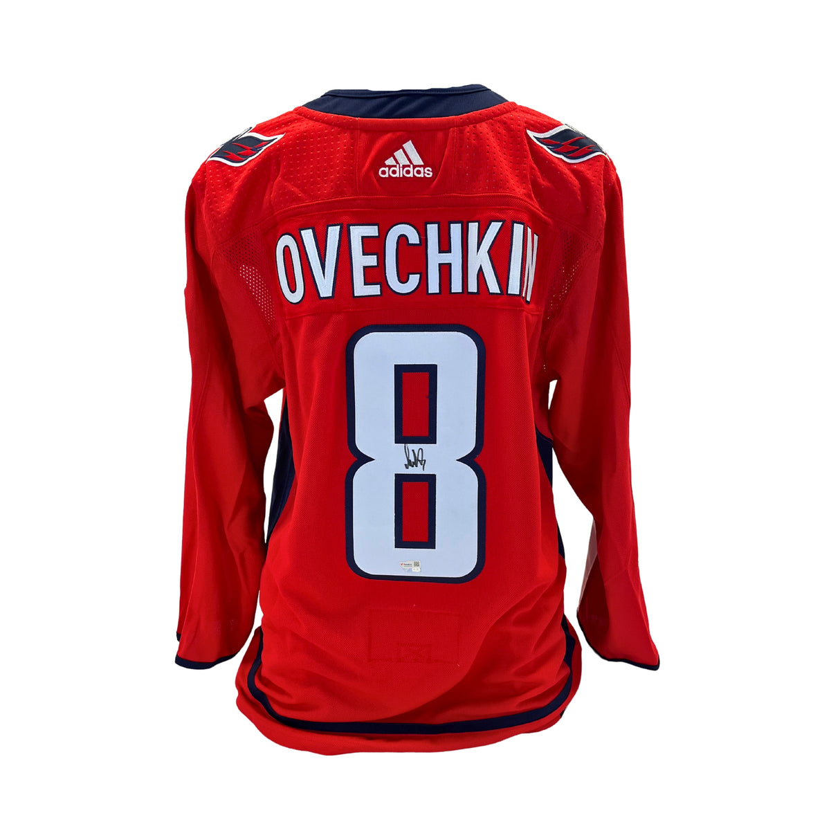 Alex Ovechkin Signed Washington Capitals Red Adidas Authentic Jersey