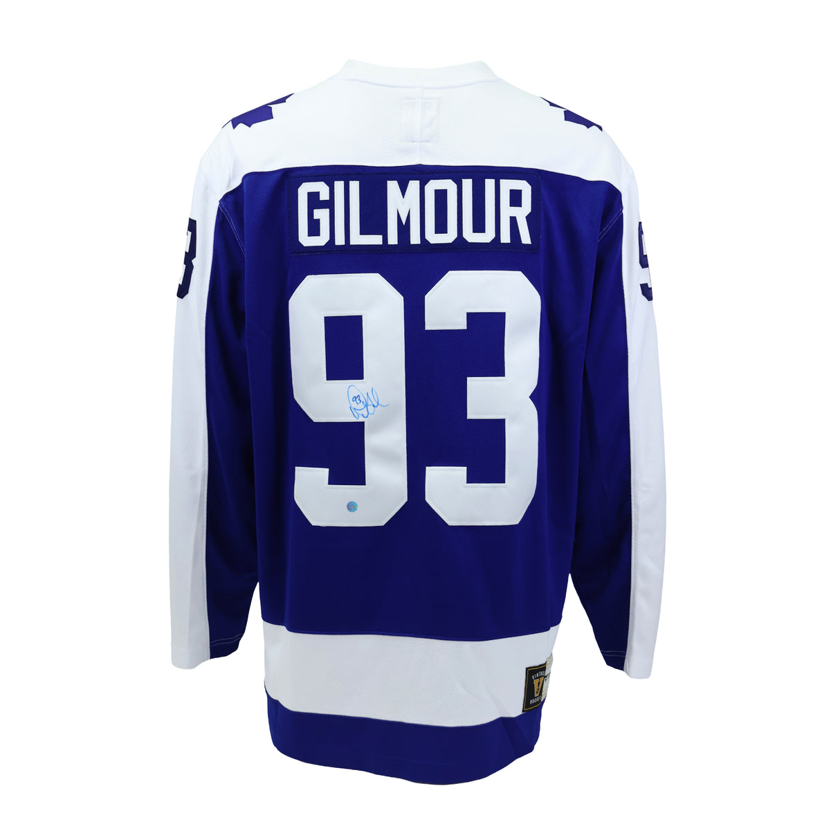 Doug Gilmour Signed Toronto Maple Leafs Fanatics Vintage Jersey (blue)