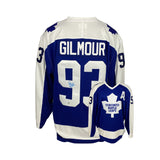 Doug Gilmour Signed Toronto Maple Leafs Fanatics Vintage Jersey (blue) - Frameworth Sports Canada 