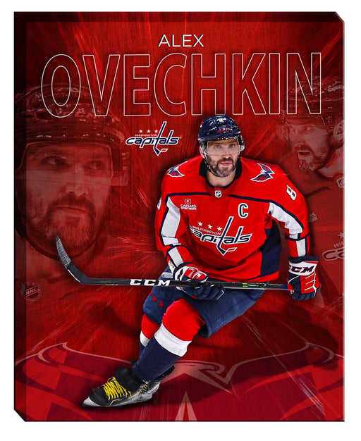 Alexander Ovechkin 16x20 Canvas Collage Capitals-V - Frameworth Sports Canada 