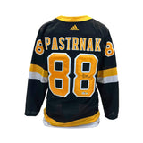 David Pastrnak Signed Boston Bruins Black Adidas Authentic Third Jersey