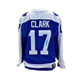 Wendel Clark Signed Toronto Maple Leafs Blue Fanatics Vintage Jersey