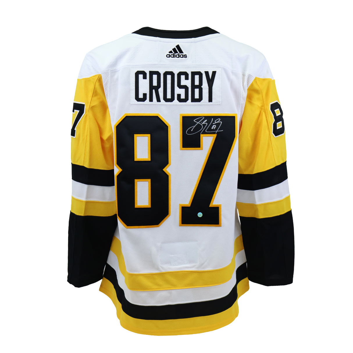 Sidney Crosby Signed Jersey Penguins White Adidas
