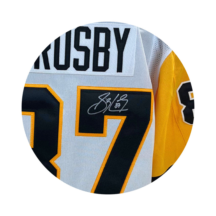 Sidney Crosby Signed Jersey Penguins White Adidas