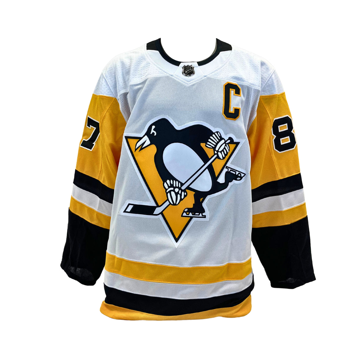 Sidney Crosby Signed Jersey Penguins White Adidas