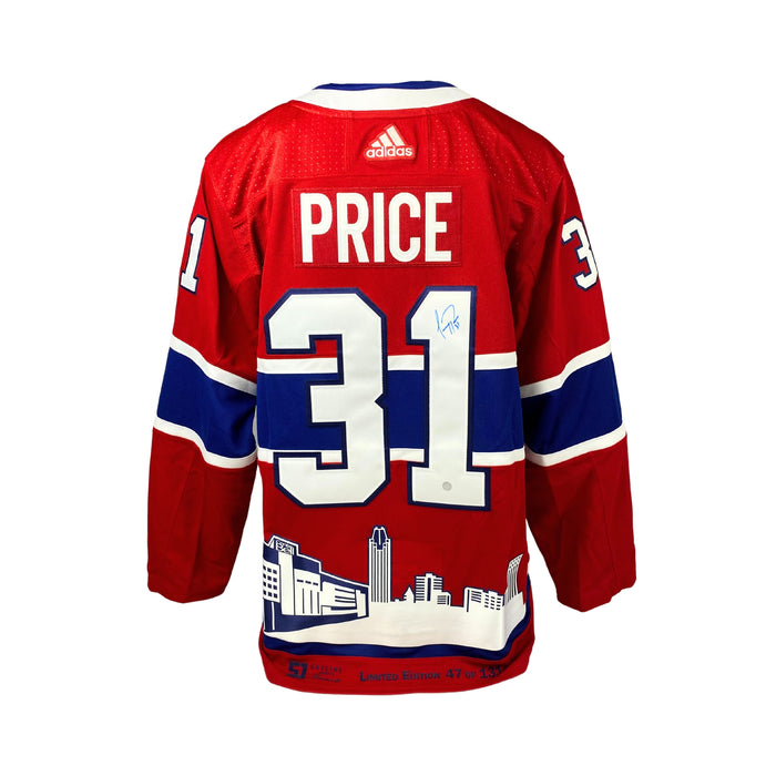Carey Price Signed 2021 Montreal Canadiens Adidas Auth. Skyline Jersey (Limited Edition of 131)
