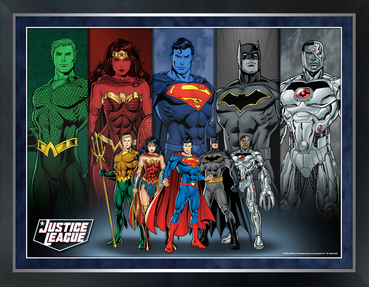 Justice League Framed Collage