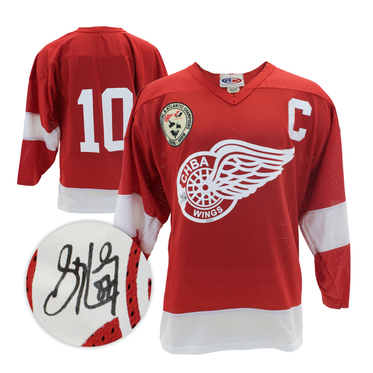 Sidney Crosby Signed Jersey Red Cole Harbour Red Wings (Limited Edition of 87) - Frameworth Sports Canada 