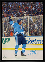 Sidney Crosby Signed 20x29 Canvas Framed Penguins 2008 Winter Classic (Limited Edition of 87)
