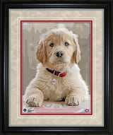 Montreal Canadiens 12.5X15 Framed Dog Print