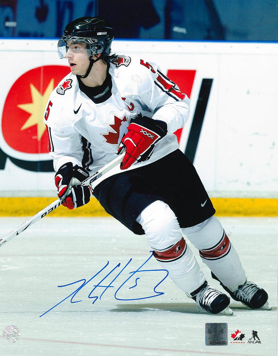 Kris Letang Signed 8x10 Photo Team Canada 2007 World Juniors-V