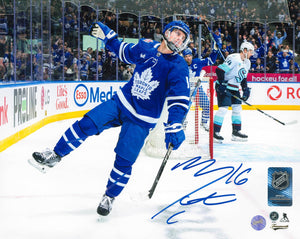 **PRE-ORDER** Mitch Marner Signed 8x10 Photo Toronto Maple Leafs Celebration-H