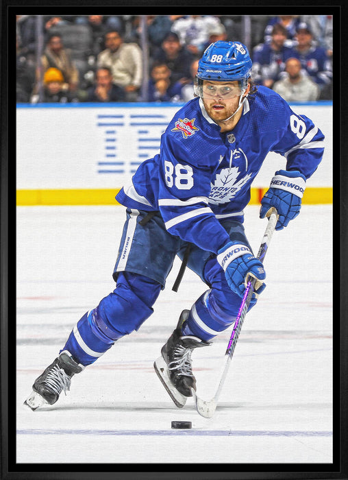 William Nylander Framed 20x29 Canvas Maple Leafs Action-V