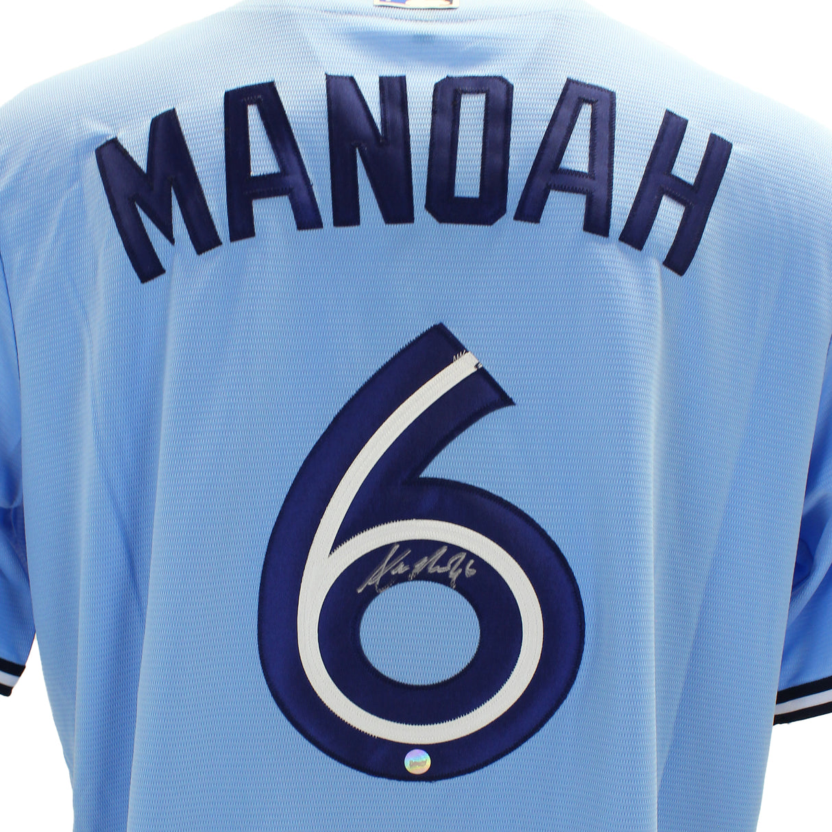 Alek Manoah Signed Toronto Blue Jays Replica Nike Powder Blue Jersey - Frameworth Sports Canada 