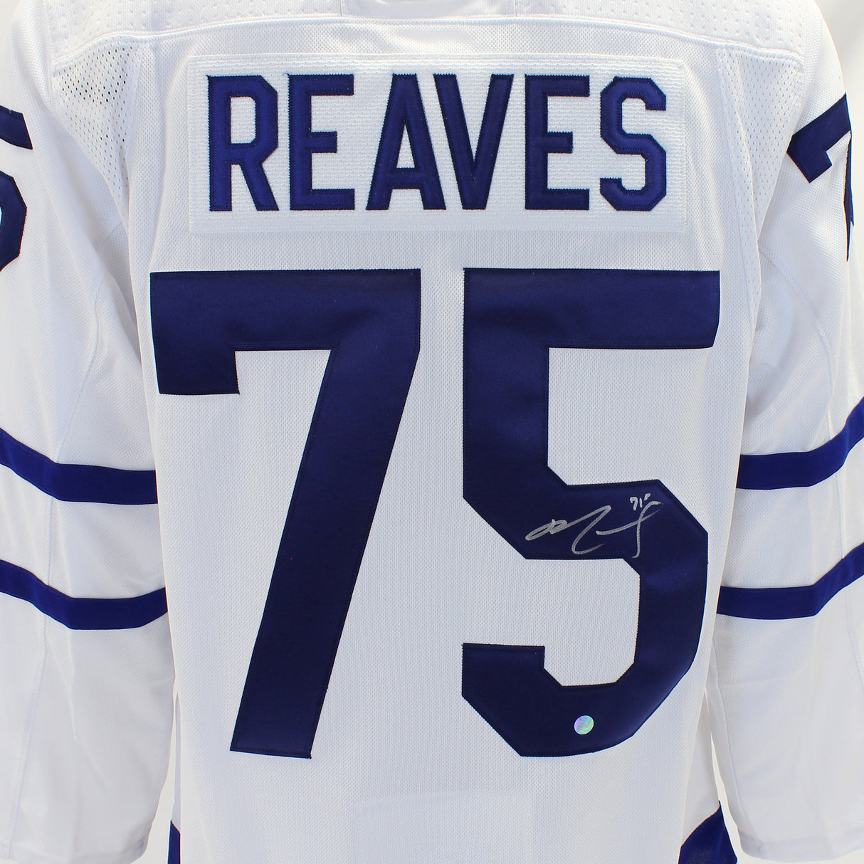 Ryan Reaves Signed Jersey Toronto Maple Leafs White Adidas