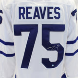 Ryan Reaves Signed Jersey Toronto Maple Leafs White Adidas