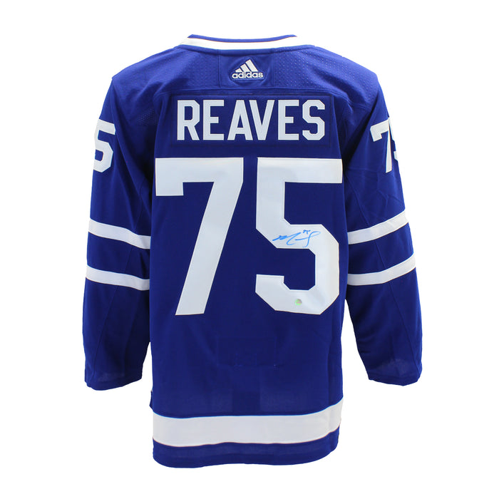 Ryan Reaves Signed Jersey Toronto Maple Leafs Blue Adidas