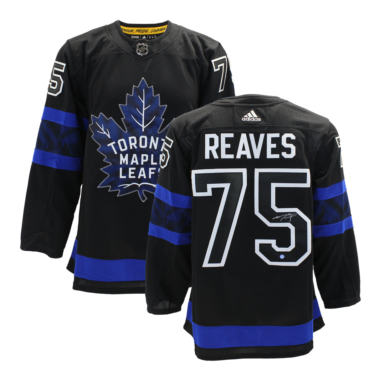 Ryan Reaves Signed Jersey Toronto Maple Leafs Third Adidas