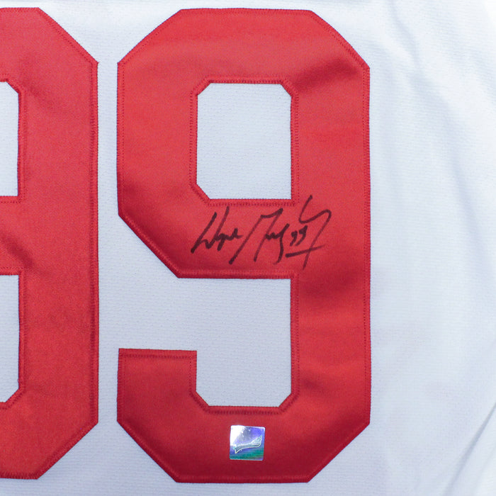 Wayne Gretzky Signed 1987 Canada Cup White Jersey - Frameworth Sports Canada 