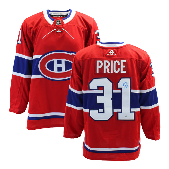 Carey Price Signed Montreal Canadiens 2017-2020 Red Adidas Authentic Jersey