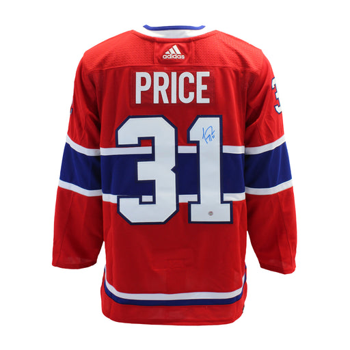 Carey Price Signed Montreal Canadiens 2017-2020 Red Adidas Authentic Jersey - Frameworth Sports Canada 