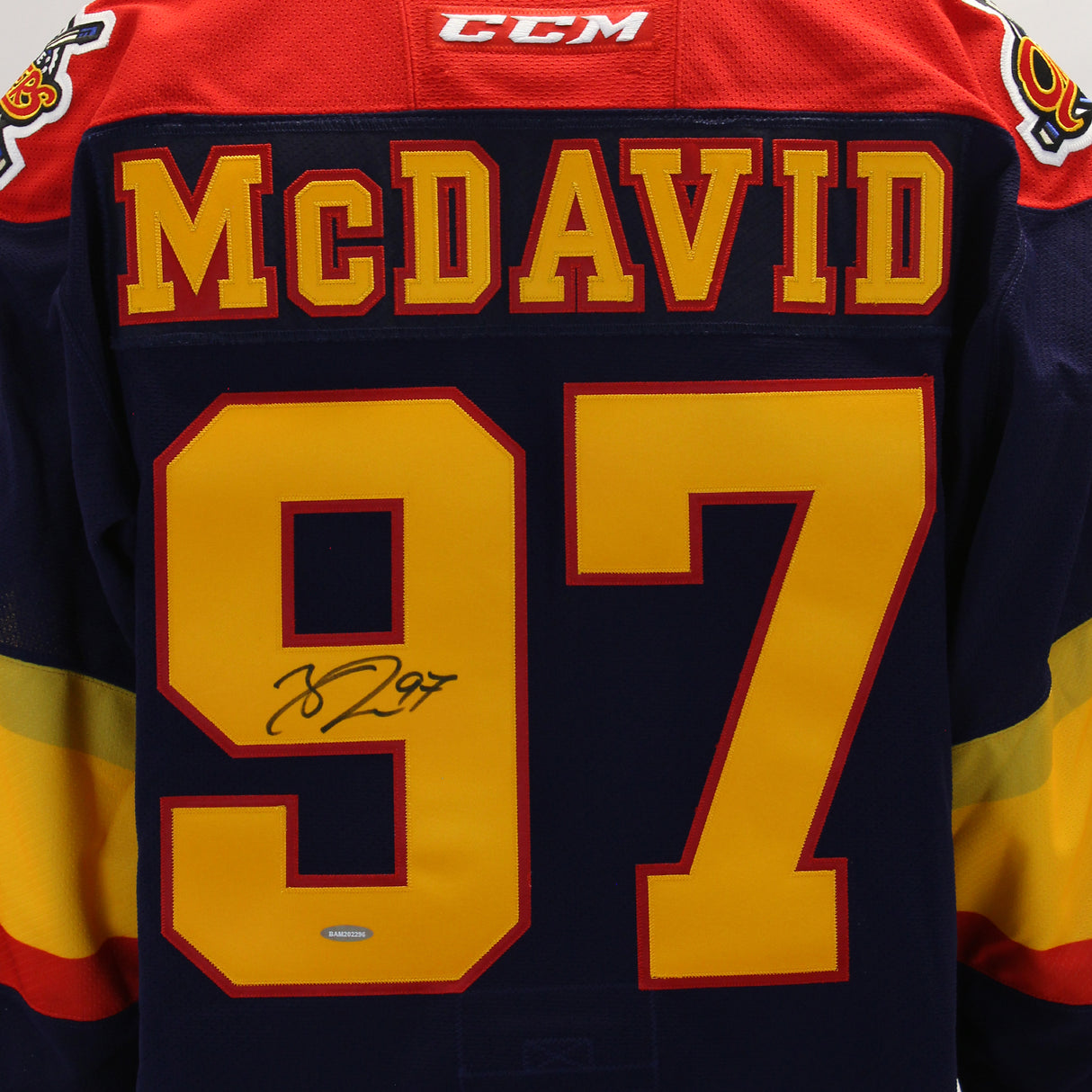 Connor McDavid Signed Jersey Erie Otters CCM - Frameworth Sports Canada 