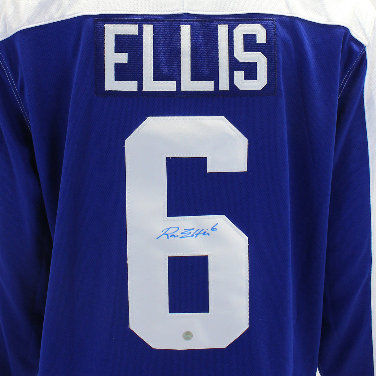 Ron Ellis Signed Jersey Maple Leafs Replica Blue Vintage Fanatics - Frameworth Sports Canada 