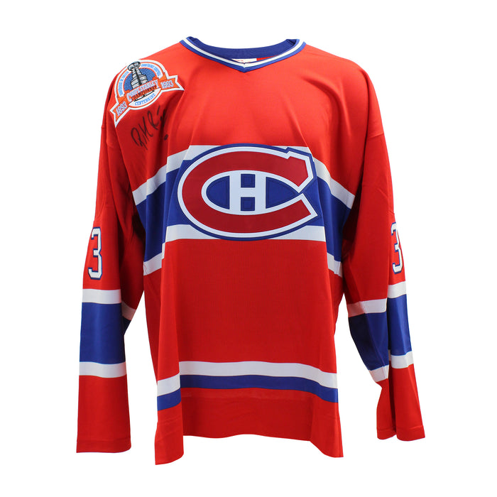 Roy,P Signed Vintage Mitchell&Ness Red Jersey Canadiens