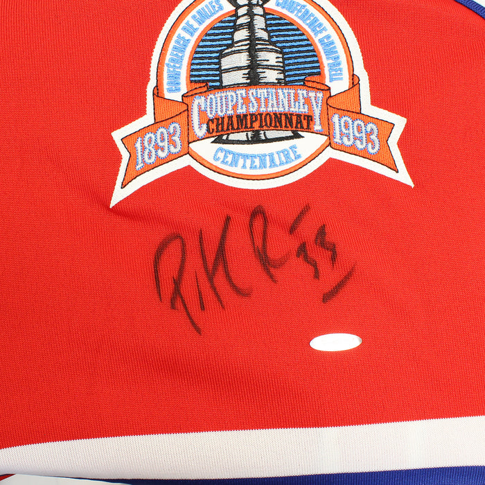 Roy,P Signed Vintage Mitchell&Ness Red Jersey Canadiens