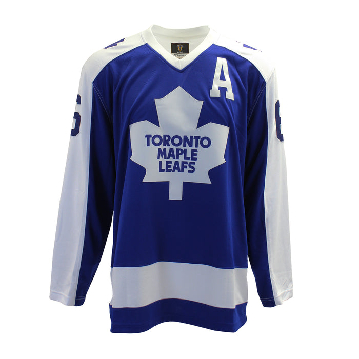 Ron Ellis Signed Jersey Maple Leafs Replica Blue Vintage Fanatics - Frameworth Sports Canada 