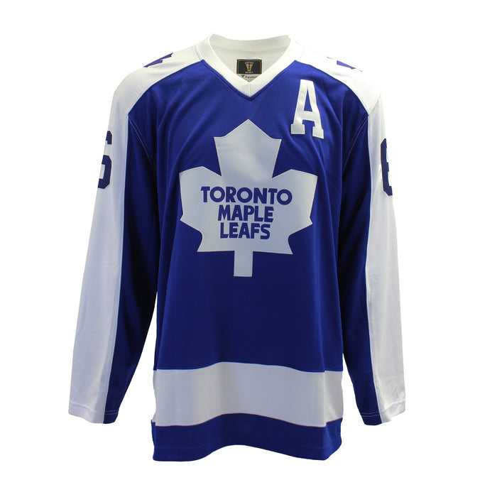 Ron Ellis Signed Jersey Maple Leafs Replica Blue Vintage Fanatics