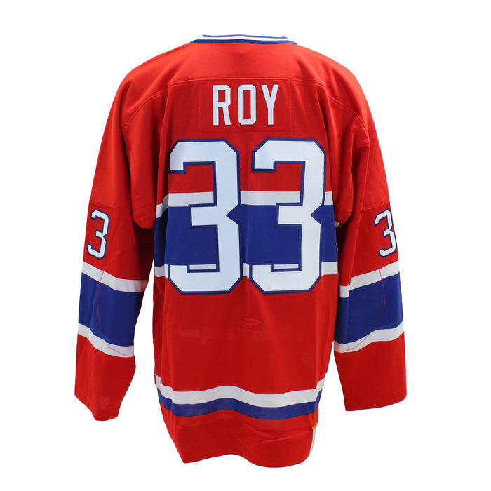 Roy,P Signed Vintage Mitchell&Ness Red Jersey Canadiens