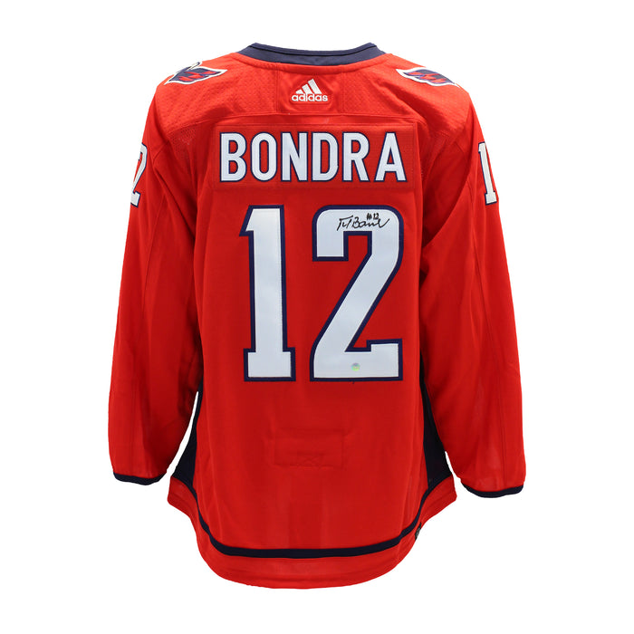 Peter Bondra Signed Jersey Washington Capitals Red Adidas Auth. - Frameworth Sports Canada 