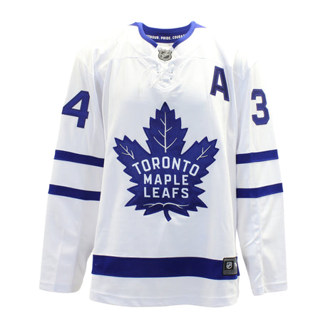 Auston Matthews Signed Jersey Toronto Maple Leafs White Fanatics Breakaway