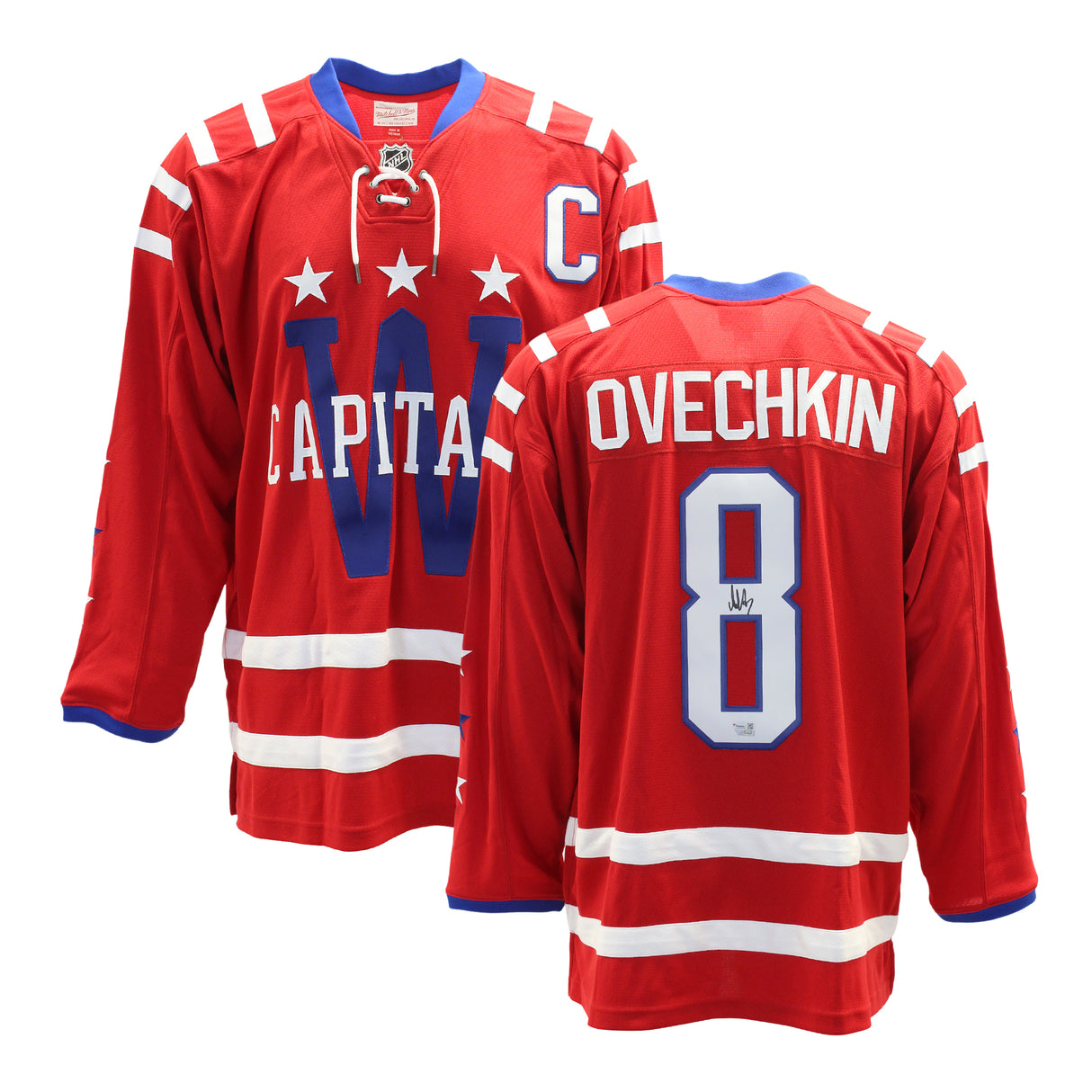 Alex Ovechkin Signed Replica Jersey Washington Capitals 2015 NHL Winter Classic Mitchell & Ness