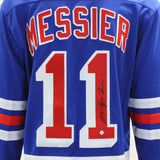 Mark Messier Signed Jersey Replica Blue Rangers Vintage Fanatics - Frameworth Sports Canada 