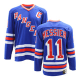 Mark Messier Signed Jersey Replica Blue Rangers Vintage Fanatics - Frameworth Sports Canada 