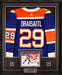 Leon Draisaitl Signed Jersey Framed Edmonton Oilers 2023 Heritage Classic Adidas Auth. - Frameworth Sports Canada 