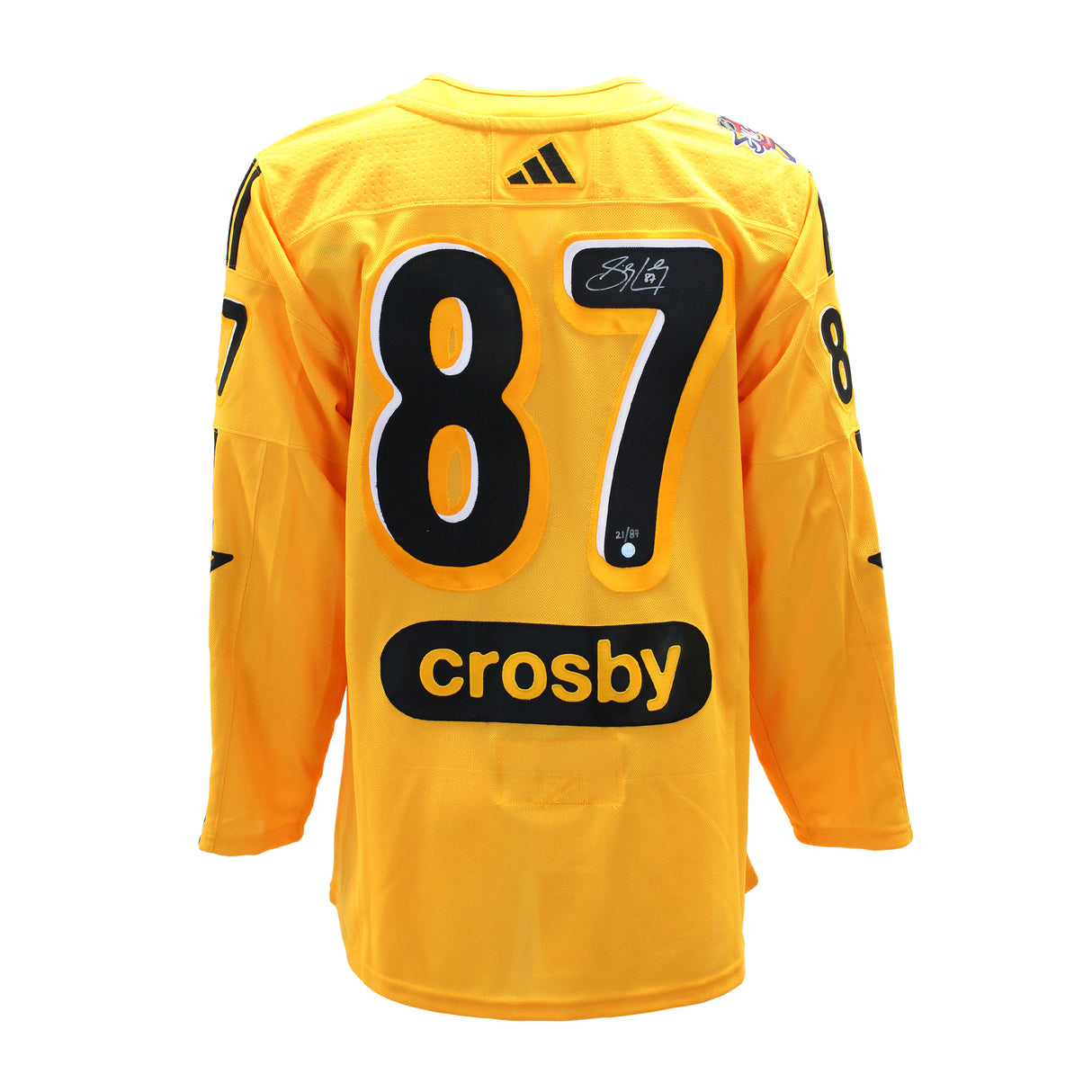 Sidney Crosby Signed Jersey Yellow 2024 NHL All Star Adidas (Limited Edition of 87)