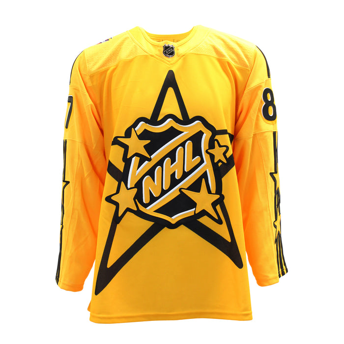 Sidney Crosby Signed Jersey Yellow 2024 NHL All Star Adidas (Limited Edition of 87)