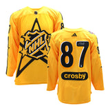 Sidney Crosby Signed Jersey Yellow 2024 NHL All Star Adidas (Limited Edition of 87) - Frameworth Sports Canada 