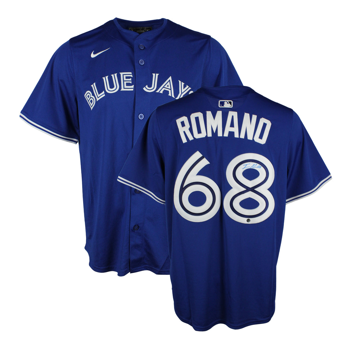 Jordan Romano Signed Jersey Toronto Blue Jays 2024 Replica Royal Blue Nike